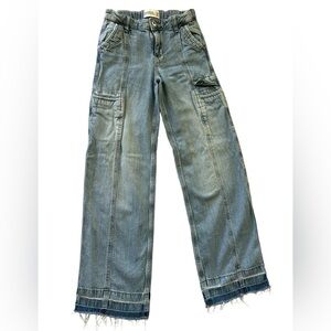 Abercrombie Kids High Rise Ultra Wide Leg Jeans 11/12 Long